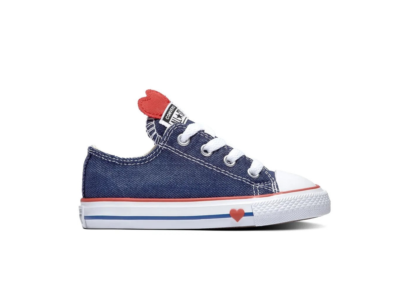 converse rouge fille