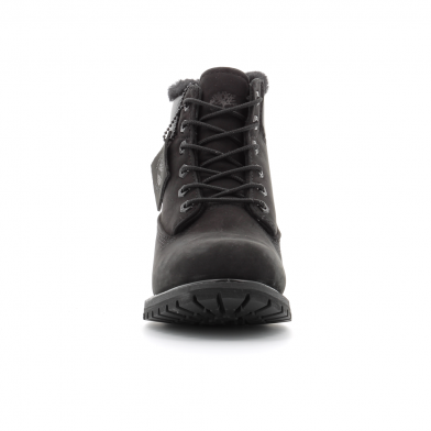 Boot imperméable à lacets pour femme en noir 6-inch noir wm.