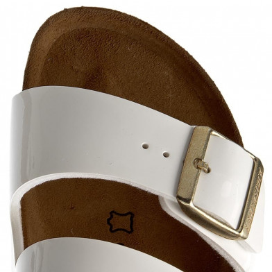 Sandale Arizona pour adulte blanc-vernis 1005294