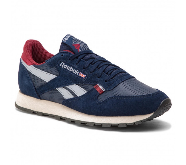 reebok classic leather suede bleu