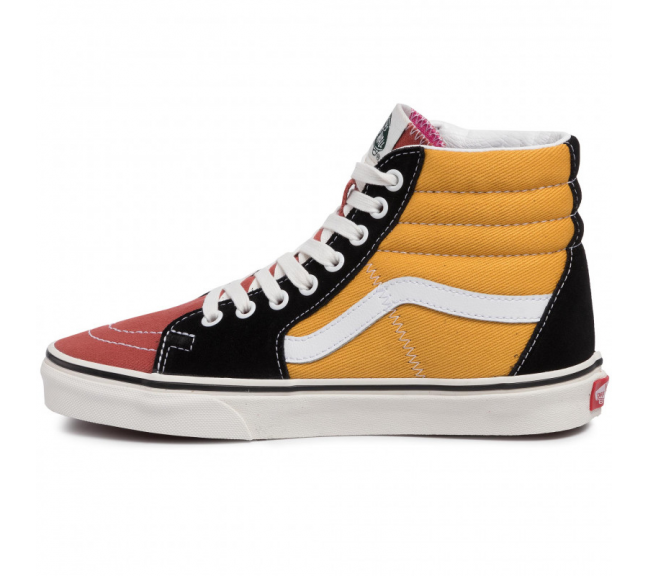 vans vert jaune rouge