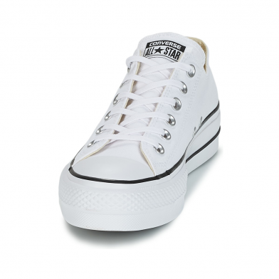 Chuck Taylor All Star Platform Canvas blanc a09195c