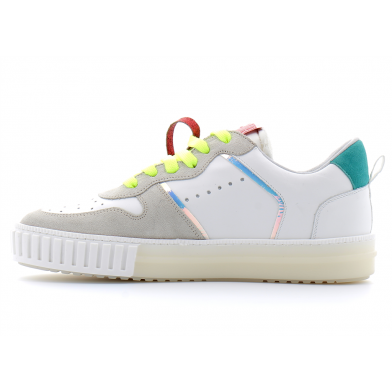 Basket mode basse à lacet pour femme VERSIONE blanc er2134