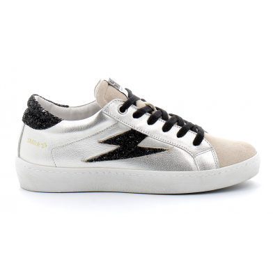 Basket mode basse à lacet pour femme Catri beige lamba