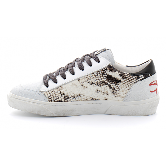 Basket mode basse à lacet pour femme ELISE serpent 4542.