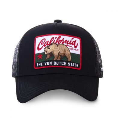 casquette VON DUTCH baseball avec filet noir vd/0/cas1/cal2