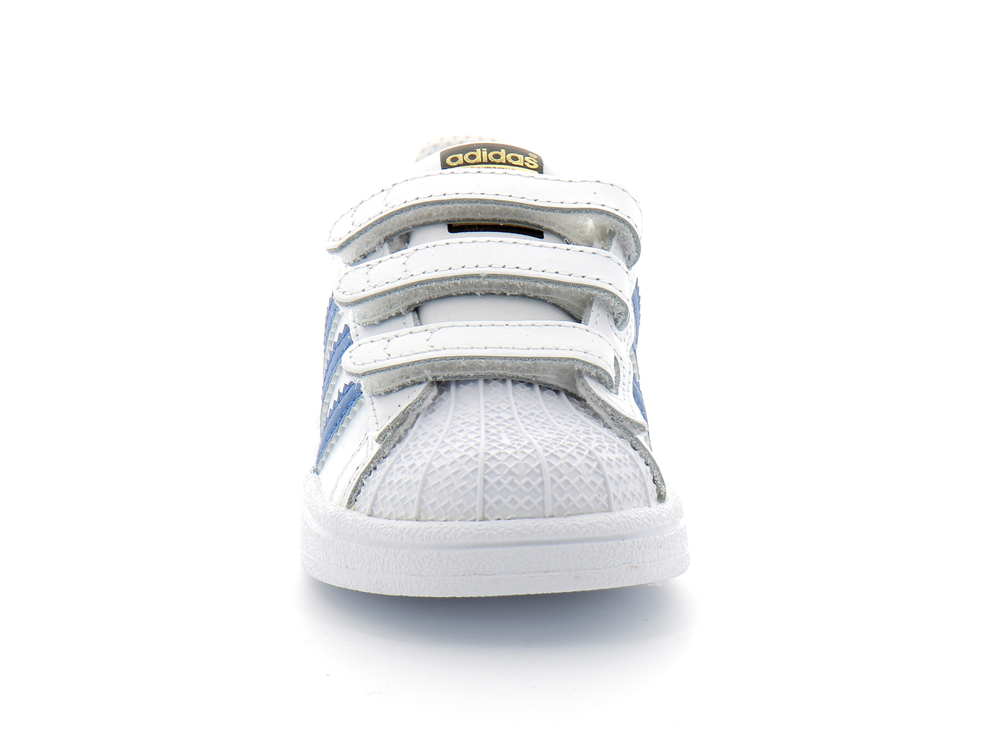 Adidas Superstar Blanc Bleu Bz0421