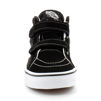 Chaussures à Scratch pour enfant Sk8-Mid Reissue noir-blanc vn00018t6bt1