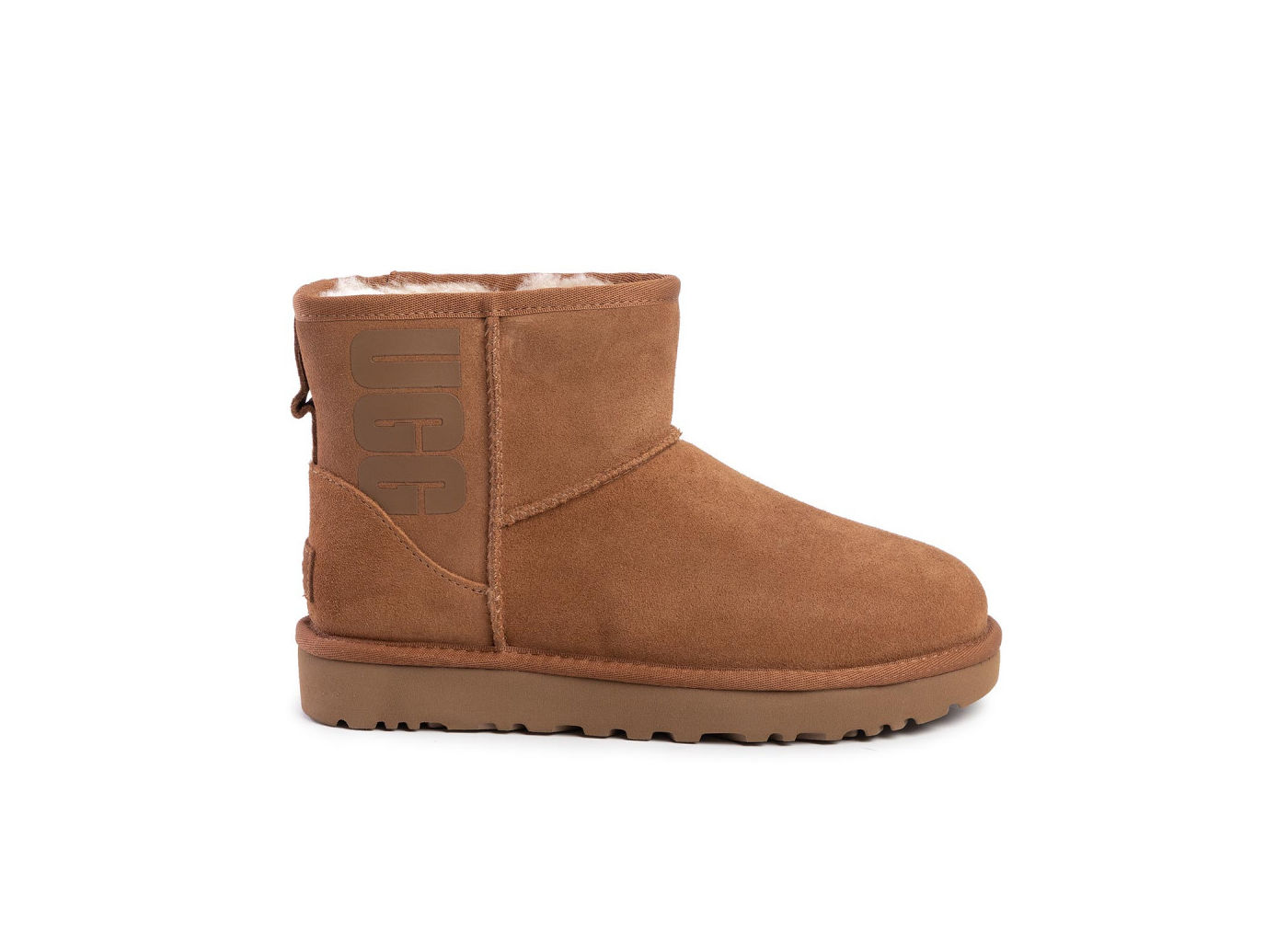 ugg women's classic mini rubber logo boot