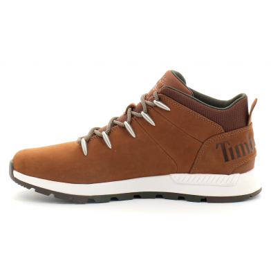 Basket mi-haute à lacets pour homme en marron clair Sprint Trekker marron mn.