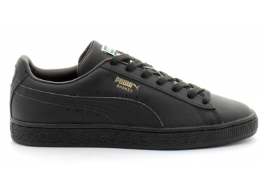 puma cuir noir