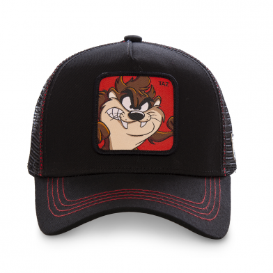 casquette trucker capslab by freegun looney tunes noir cl/loo/1/taz1