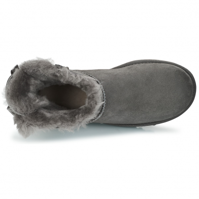 ugg mini bailey bow grey 1016501