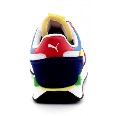 puma rider game bleu-rouge 371149-35