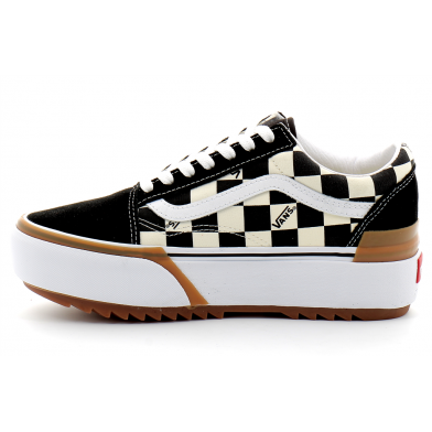vans old skool stacked noir-blanc vn0a4u15vlv1