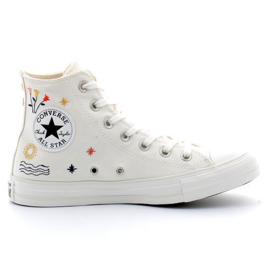 converse chuck taylor all star - hi blanc 571079c