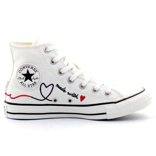 converse chuck taylor all star - hi blanc 171159c