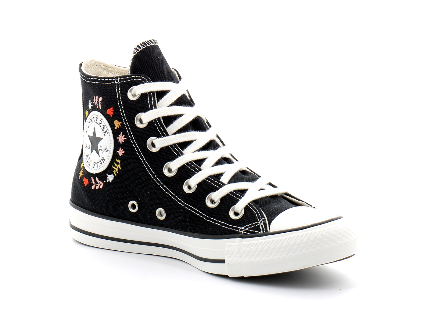 converse transparente noir