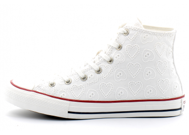 converse blanche a clou