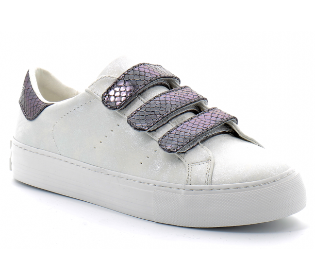 no name arcade sneaker straps gris-silver ingdx30401