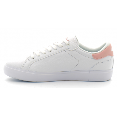 Basket Homme En Cuir Powercourt blanc-rose 41sfa00481y9