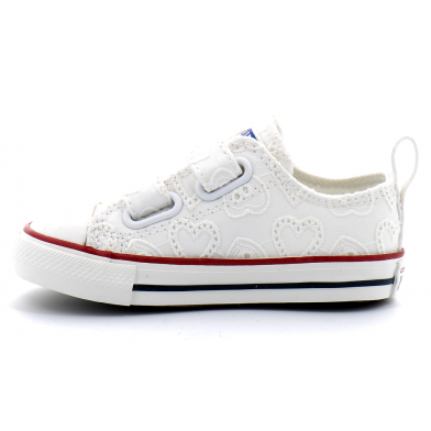 converse chuck taylor all star 2v - ox blanc 771136c