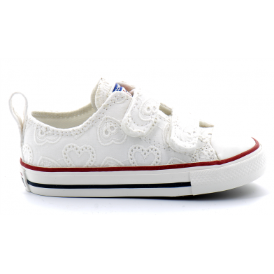 converse chuck taylor all star 2v - ox blanc 771136c