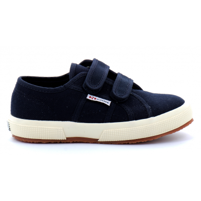 Tennis basse à scratch pour enfant COTJSTRAP CLASSIC bleu pers0003e0-2750-cotjstrap-933