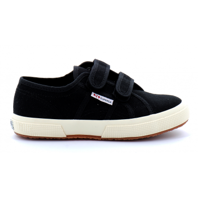 Tennis basse à scratch pour enfant COTJSTRAP CLASSIC noir pers0003e0-2750-cotjstrap-999