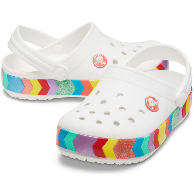 Sabot pour enfant Toddler Classic Clog blanc multi 207007-100