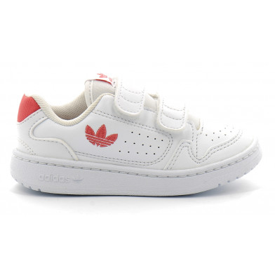 adidas ny 90 kids blanc-rose gz9125----