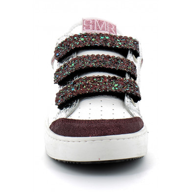 Basket mode basse à scratch pour femme GAREN bordeaux 6457