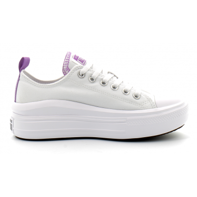 converse chuck taylor all star ox move blanc 271717c