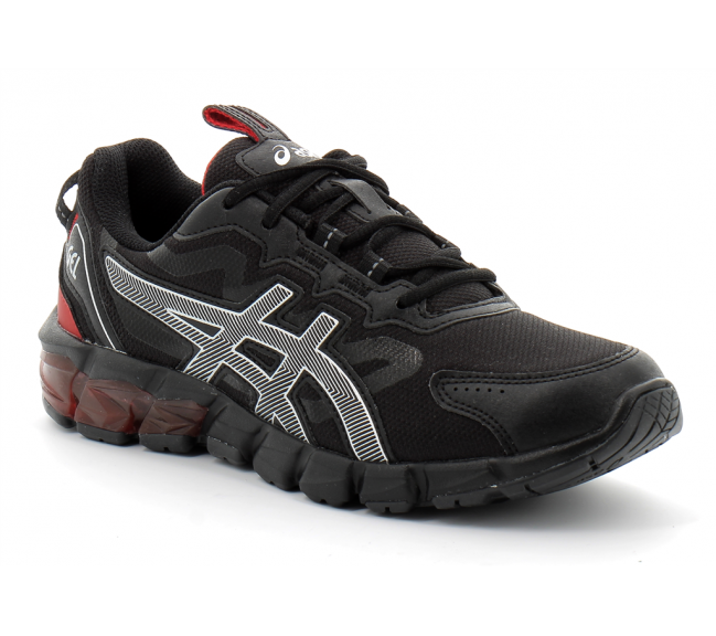 asics gel quantum 90 j black/red 1204a003-006