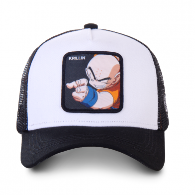 casquette trucker capslab  dragon ball blanc cl/dbz3/1/kri4 casquette trucker capslab  dragon ball blanc cl/dbz3/1/kri4