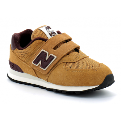 Chaussures de sport à scratch pour enfant PV574 workwear/henna pv574sgg