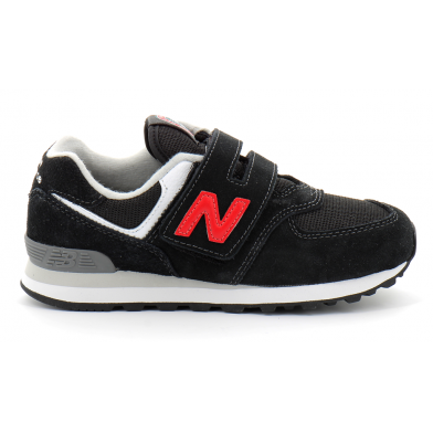 Chaussures de sport à scratch pour enfant PV574 black/team pv574hy1