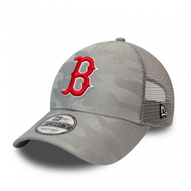 casquette new era 9forty trucker boston gris osfm