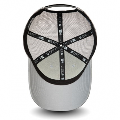 casquette new era 9forty trucker boston gris osfm