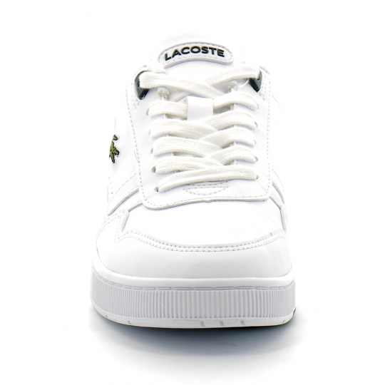 lacoste sneakers t-clip enfant blanc-vert 42suc0004-1r5
