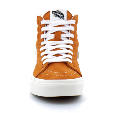 Chaussures montantes à lacets pour adulte en daim Sk8-Hi orange vn0a32qg9fz1
