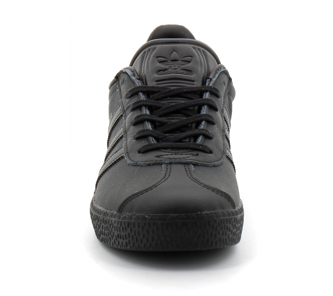 Gazelle cuir noir homme best sale