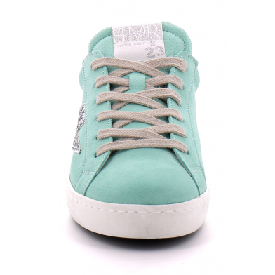 Basket mode basse à lacet pour femme Catri vert 7605