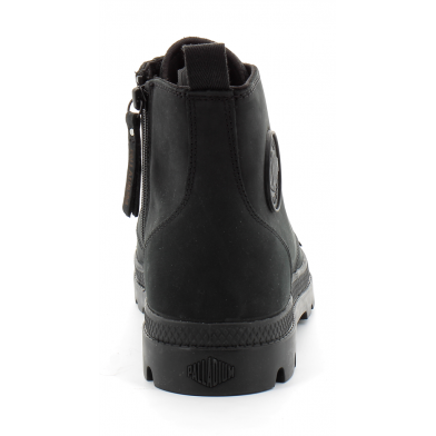 Chaussures montantes en cuir pour adulte à zip PAMPA HI ZIP LTH ESS noir 76731/466 ou 06440-008