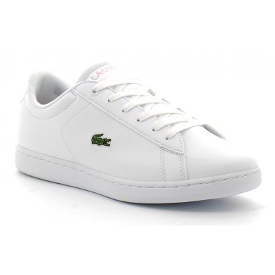 lacoste carnaby blanc-rose...