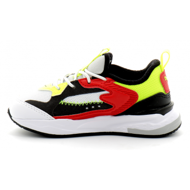 Basket à lacet elastique pour enfant Rs Fast white-red 384771-02y