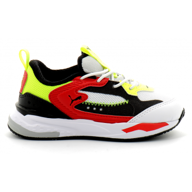 Basket à lacet elastique pour enfant Rs Fast white-red 384771-02y