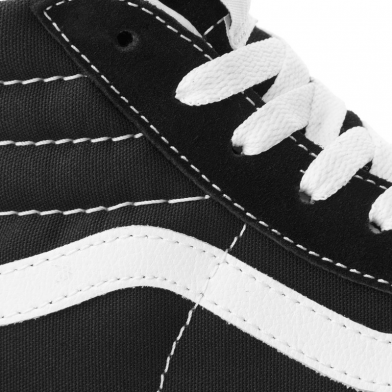 Chaussures montantes à lacets à plateforme pour femme Sk8-Hi black-white vn0a3tkn6bt1