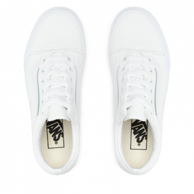 Chaussures basses à plateforme pour femme Platform Old Skool blanc vn0a3b3uw001