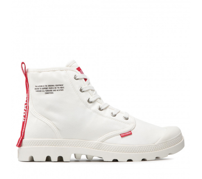 Palladium blanche rouge hot sale